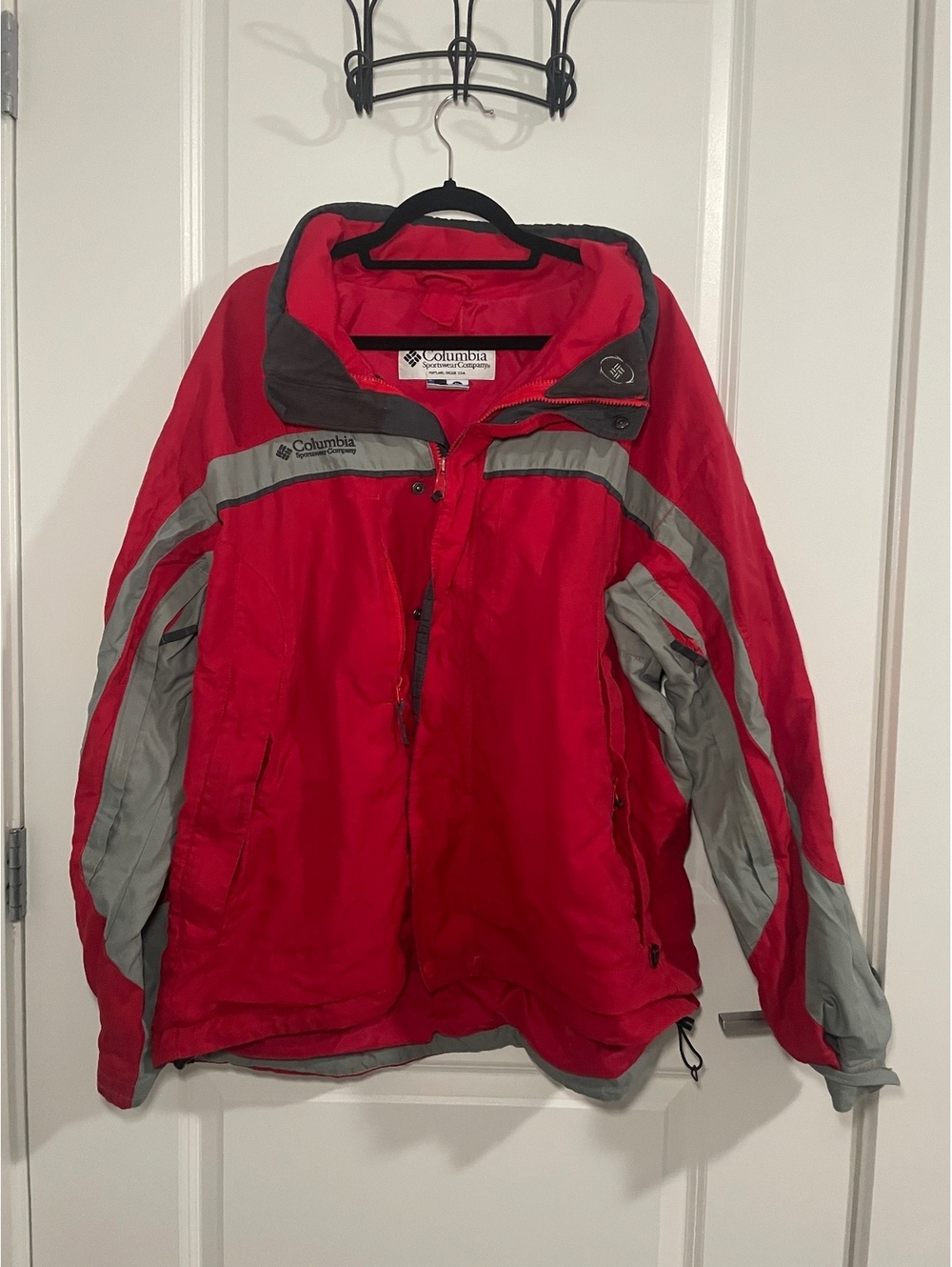 Columbia Vintage Core Interchange Red Jacket XL